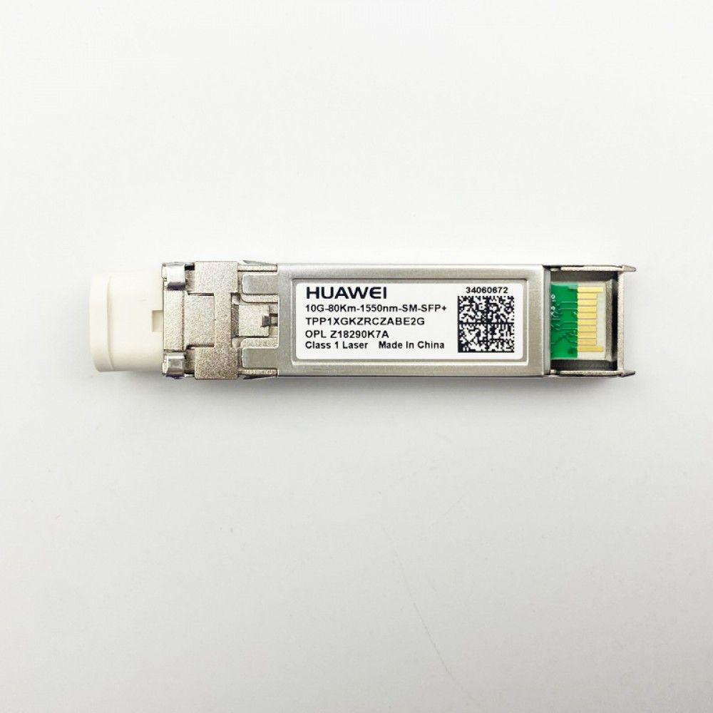 Трансивер Huawe* SFP+ 1550nm 9.953 10.3125Gb/s 0dBm 4dBm 24dBm LC SMF 80km (34060672)
