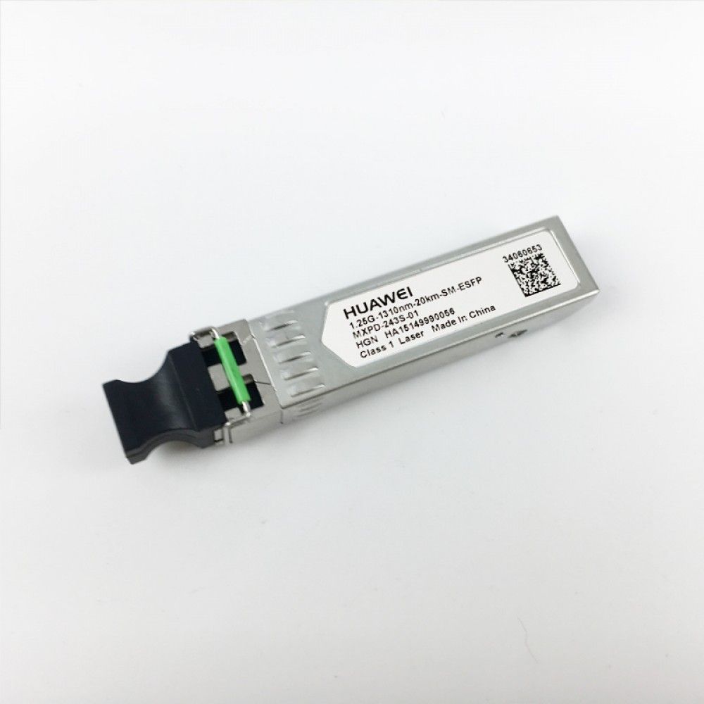 Трансивер Huawe* eSFP 1310nm 1.25Gb/s 9 3dBm 20dBm LC Single Mode 20km (34060653)