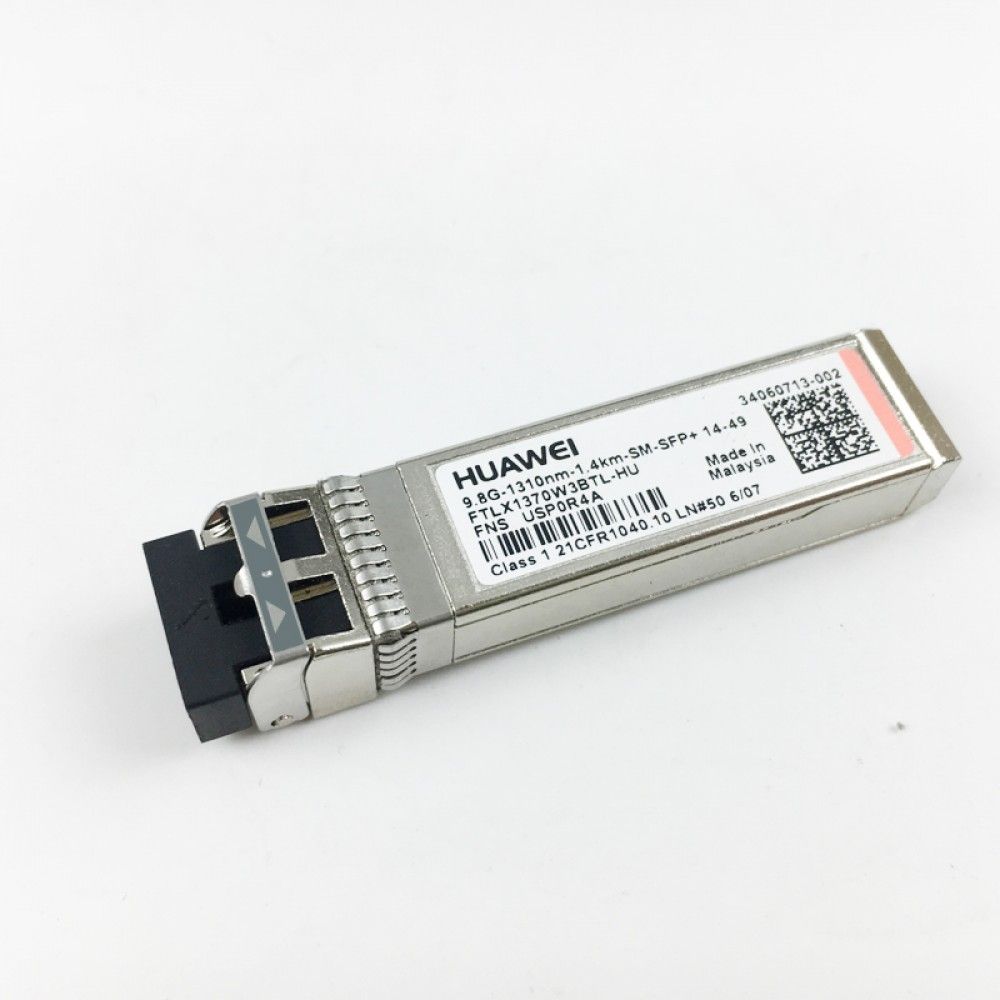 Трансивер Huawe* SFP+ 1310nm 9.8G 8.2dBm +0.5dBm 10.3dBm LC SM 1.4km (34060713)