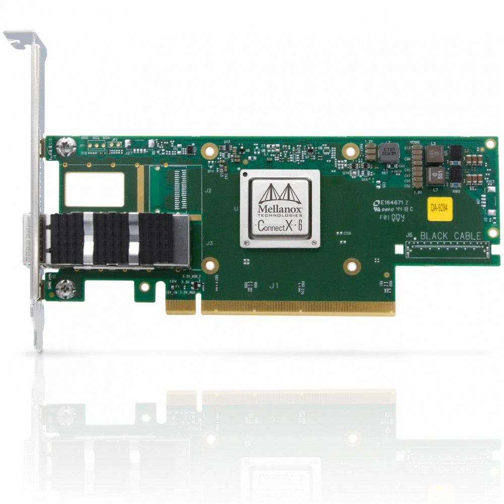 Сетевая карта Mellanox MCX653105A-EFAT ConnectX-6 VPI 100Gb/s HDR100 EDR IB and 100GbE QSFP56 PCIe3.0/4.0