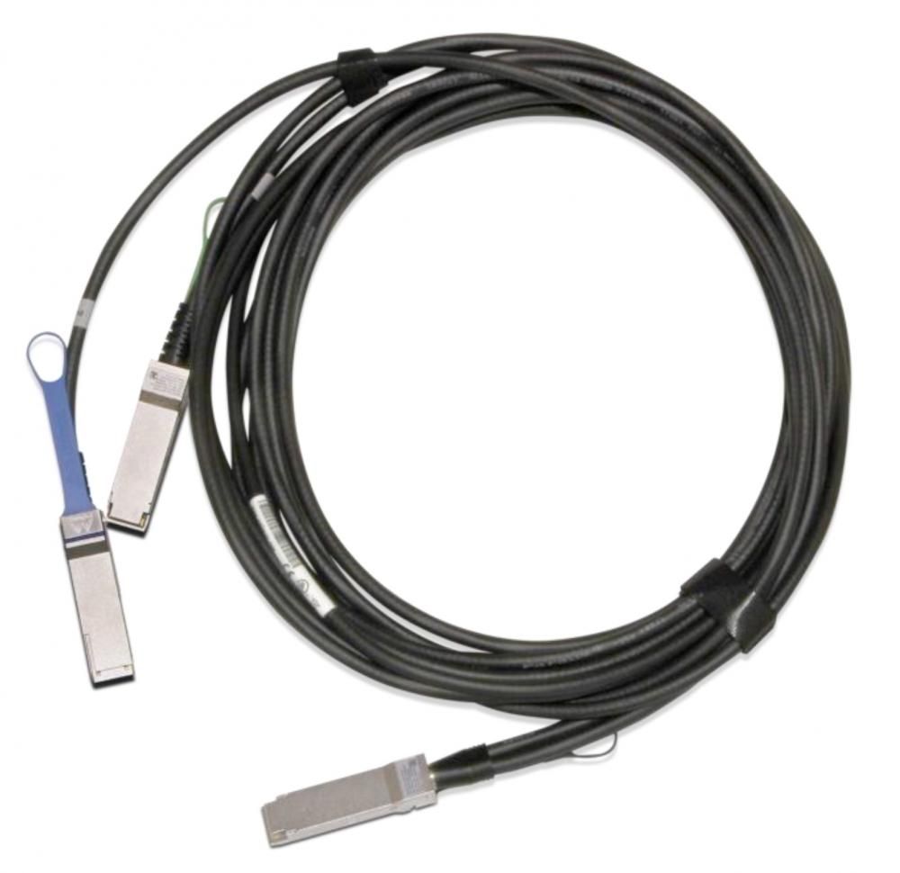 Трансивер-кабель Mellanox MCP7H50-H002R26 IB HDR 200Gb/s to 2x100Gb/s QSFP56 to 2xQSFP56 LSZH colored 2m 26AWG