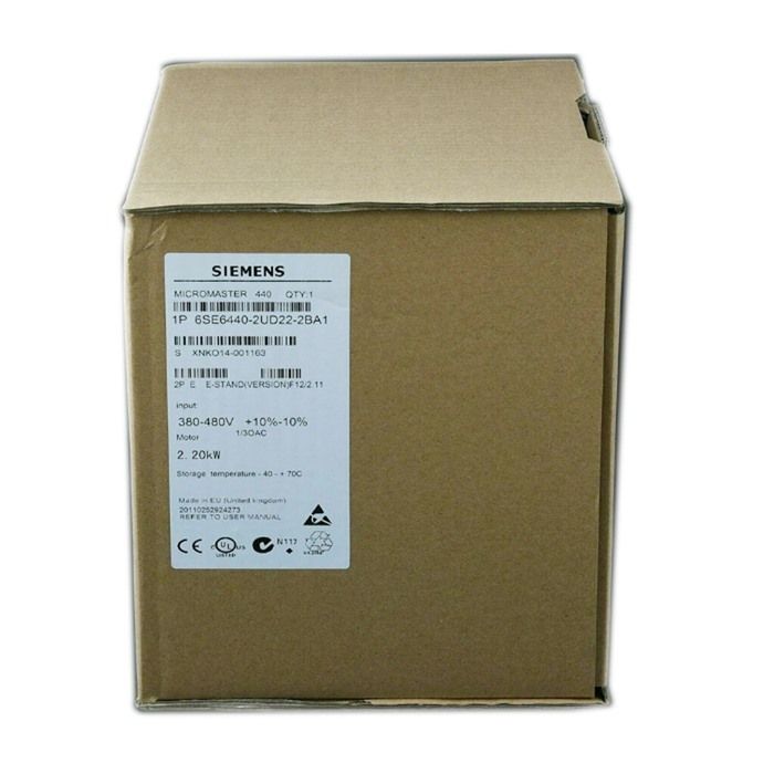 Модуль Siemens 6SE6440-2UD22-2BA1 Inverter 2.2KW 6SE6 440-2UD22-2BA1