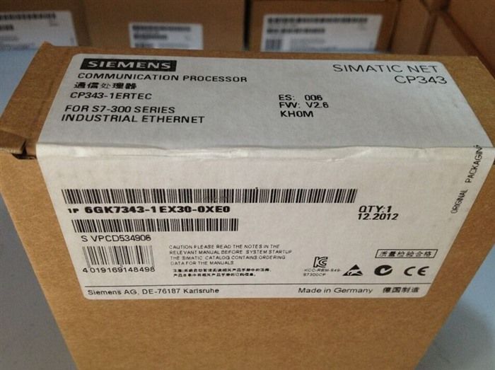 Модуль SIEMENS 6GK7343-1EX30-0XE0 PLC 6GK73431EX300XE0 Expedited