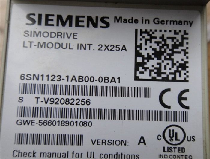 Модуль SIEMENS 6SN1123-1AB00-0BA1 SIMODRIVE 611 Power Module