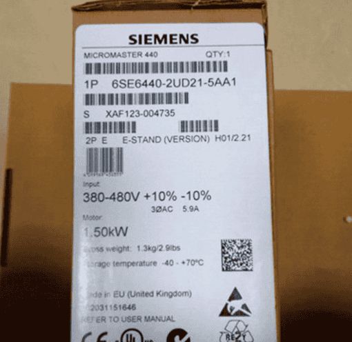 Модуль Siemens 6SE6440-2UD21-5AA1