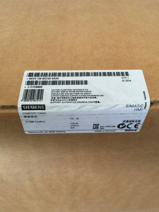 Модуль Siemens 6AV2124-0QC02-0AX0