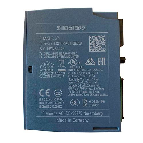 Модуль Siemens SIMATIC ET 200SP 6ES7138-6BA01-0BA0