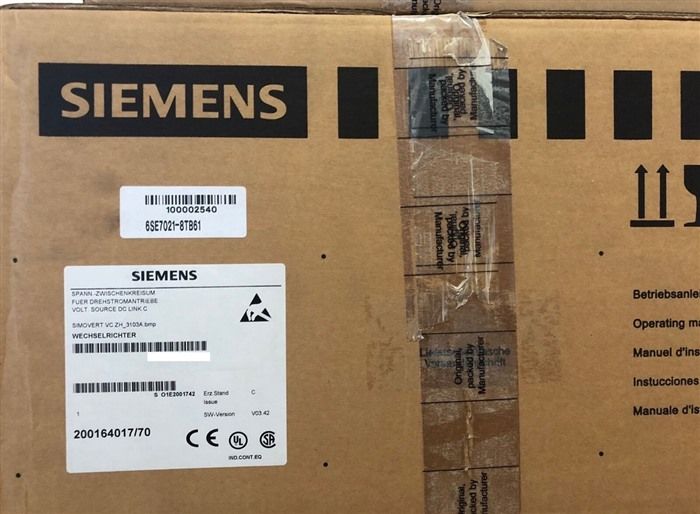 Модуль SIEMENS 6SE7021-8TB61 AC Frequency Converter 510-650V 17.5 A 7.5KW