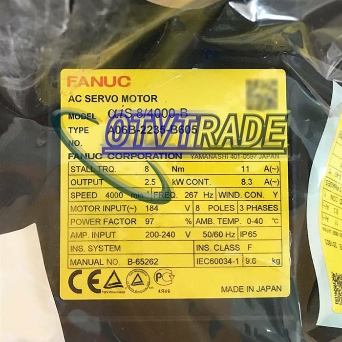 Модуль Fanuc Servo Motor A06B-2235-B605