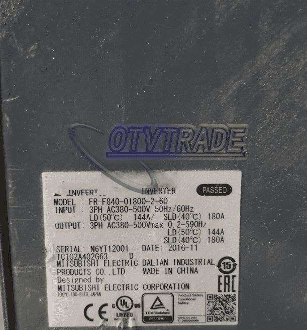 Модуль Mitsubishi Inverter FR-F840-01800-2-60 75KW