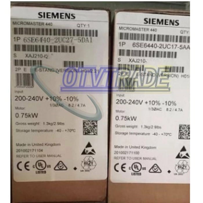Модуль Siemens Frequency Converter 6SE6440-2UC27-5DA1 6SE6 440-2UC27-5DA1