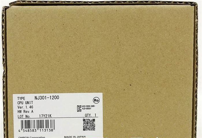 Модуль OMRON PLC 8-Axis Servo Motion Ethernet Controller CPU NJ301-1200