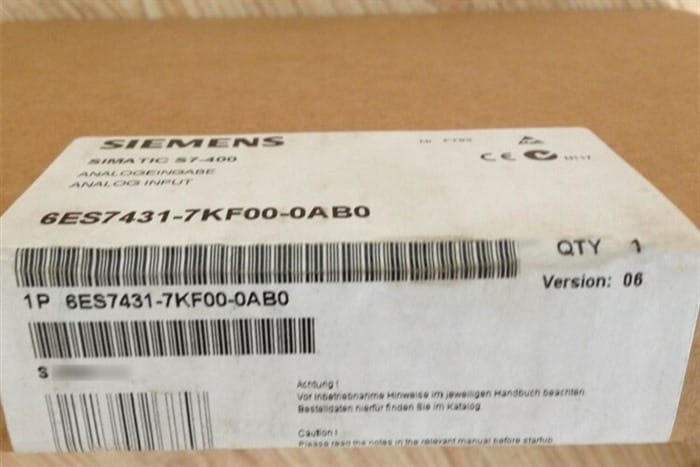 Модуль 6ES7431-7KF00-0AB0 Siemens S7-400 analog input SM 431 module