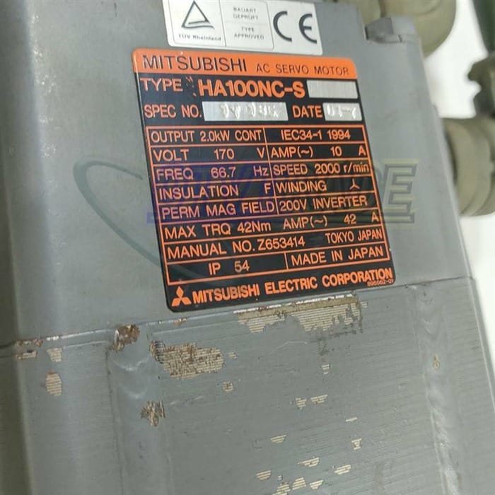 Модуль Mitsubishi AC Servo motor HA100NC-S 2KW Tested