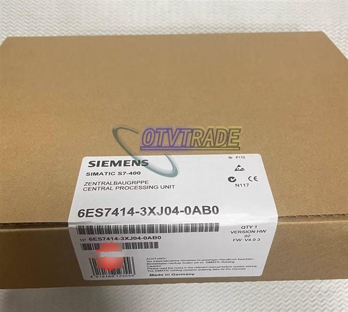 Модуль SIEMENS CPU CENTRAL PROCESSING 6ES7414-3XJ04-0AB0 6ES7 414-3XJ04-0AB0