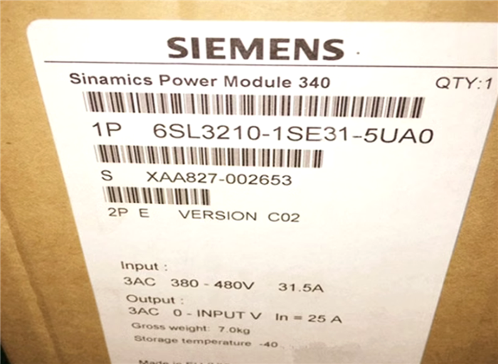 Модуль Siemens 6SL3 210-1SE31-5UA0 6SL3210-1SE31-5UA0