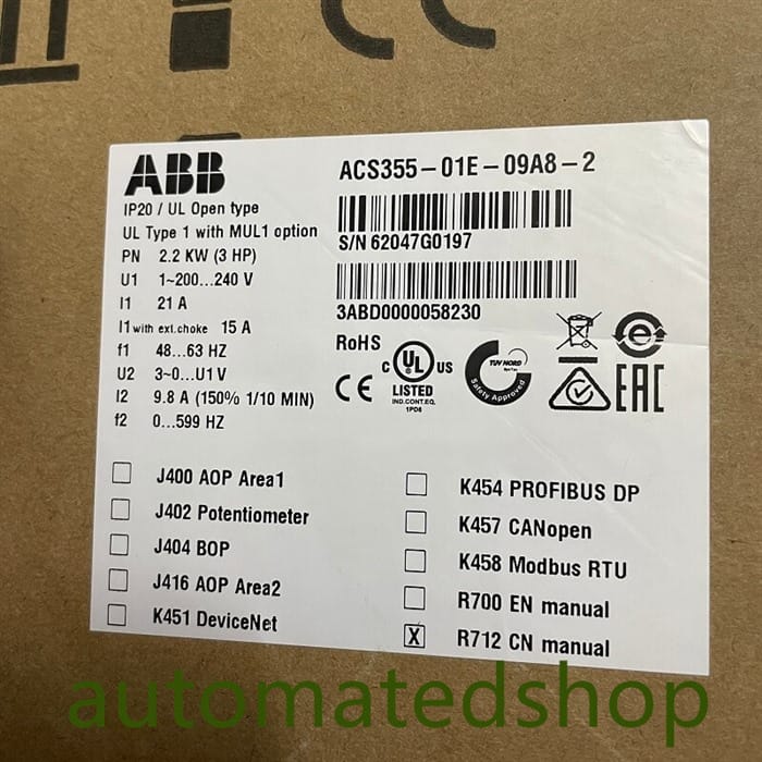 Модуль ABB ACS355-01E-09A8-2
