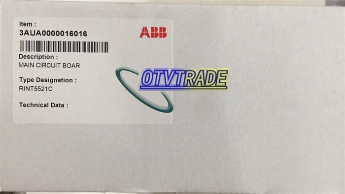 Модуль ABB INVERTER POWER DRIVER BOARD RINT-5521C 3AUA0000016016