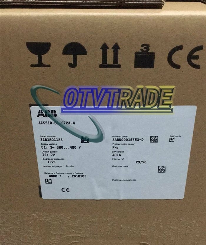 Модуль ABB ACS510-01-072A-4 37kW