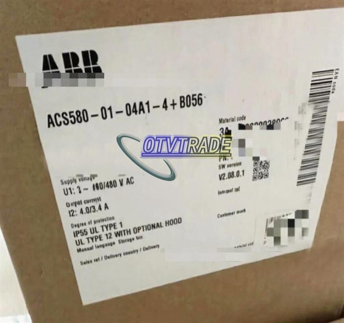Модуль ABB inverter ACS580-01-04A1-4+B056 Frequency Converter