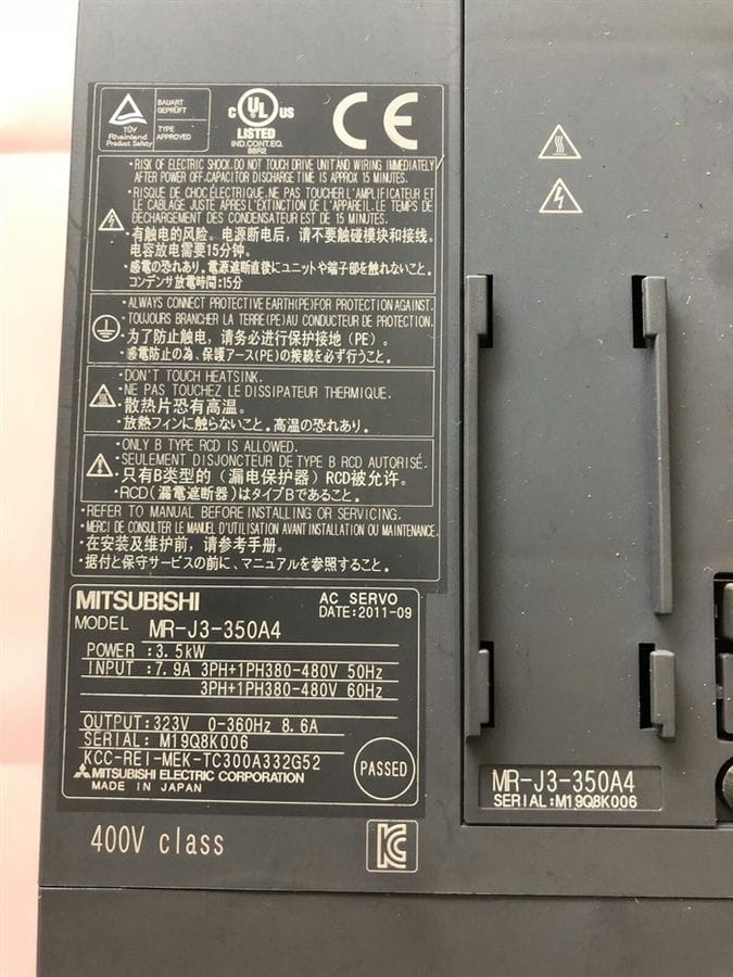 Модуль Mitsubishi Electric MR-J3-350A4