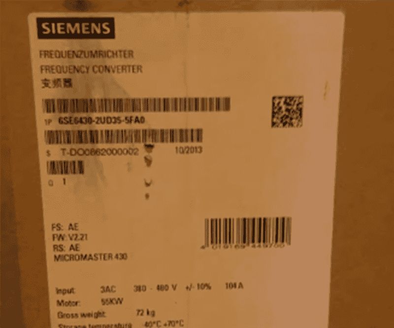 Модуль Siemens 6SE6430-2UD35-5FA0