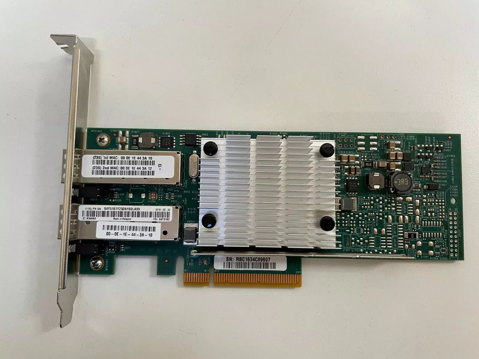 Сетевая карта Broadcom Dual Port 10gbe SFP, 94Y5180