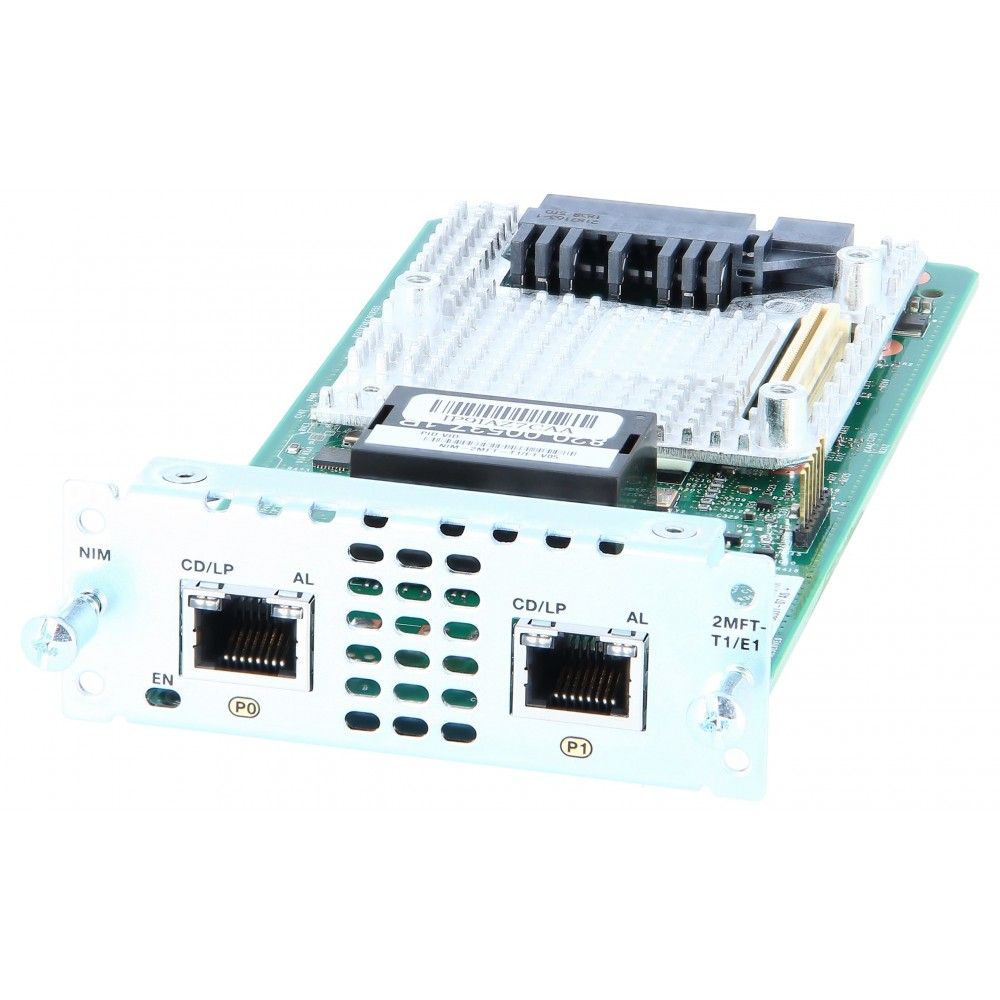 Модуль Cisco NIM-2MFT-T1-E1