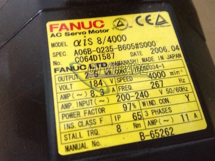 Модуль FANUC AC SERVO MOTOR A06B-0235-B605