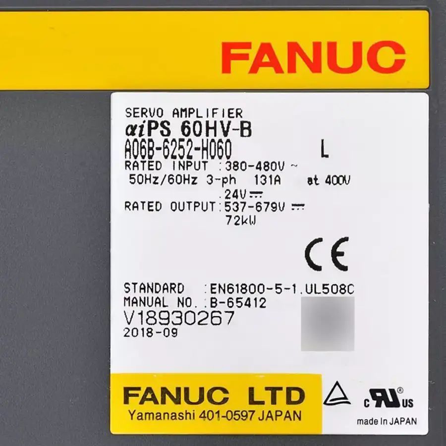 Модуль FANUC A06B-6252-H060