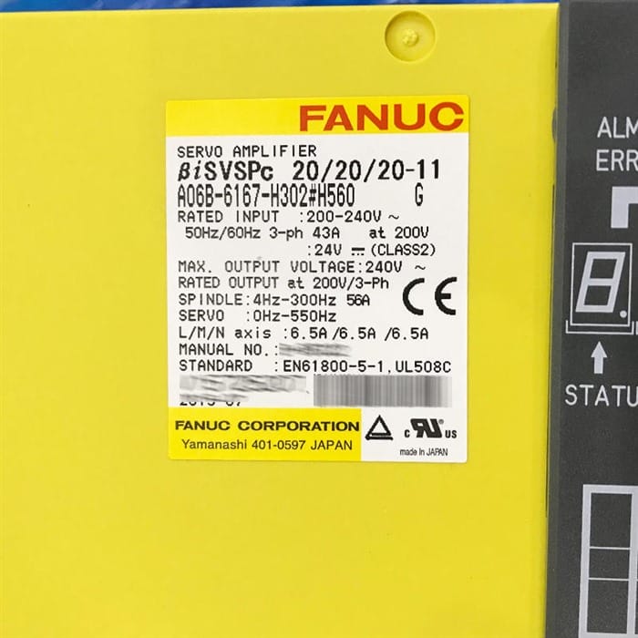 Модуль FANUC A06B-6167-H302#H560
