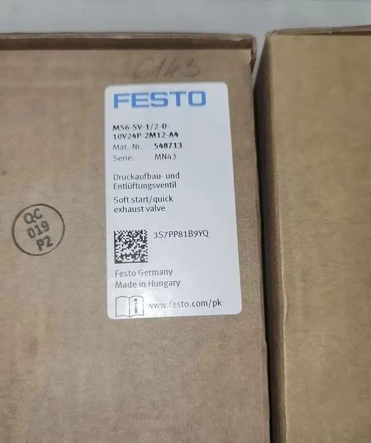 Модуль FESTO MS6-SV-1/2-D-10V24P-2M12-A4