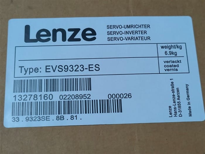 Модуль Lenze EVS9323-ES