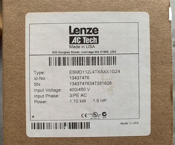 Модуль LENZE ESMD112L4TXAXX1G24