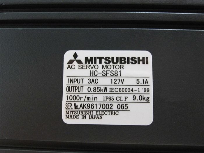 Модуль MITSUBISHI AC SERVO MOTOR HC-SFS81 HCSFS81