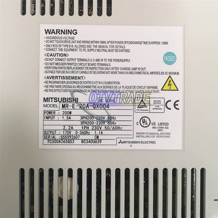 Модуль Mitsubishi servo driver MR-E-20A-QX004
