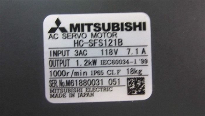 Модуль Mitsubishi HC-SFS121B Servo Motor