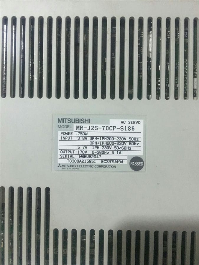 Модуль Mitsubishi MR-J2S-70CP-S186