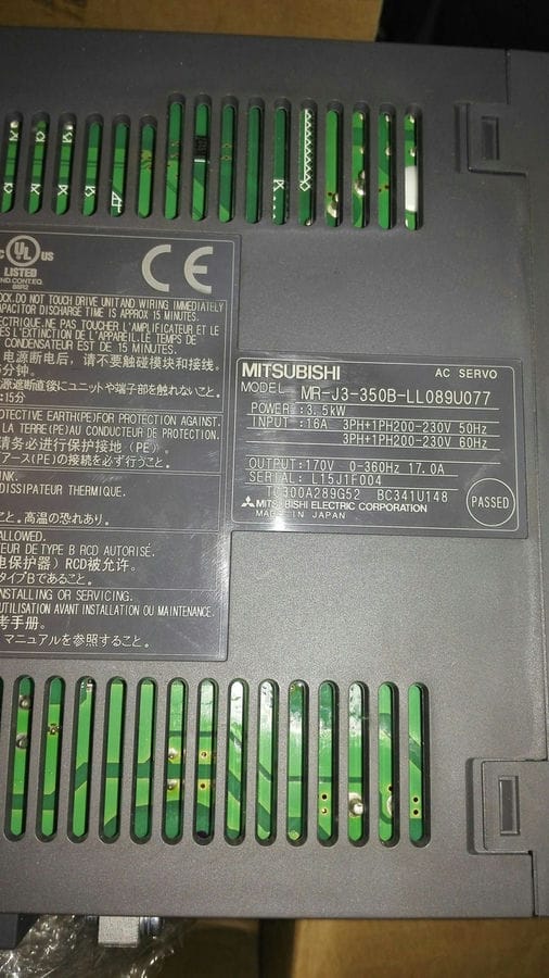 Модуль Mitsubishi Electric MR-J3-350B-LL089U077