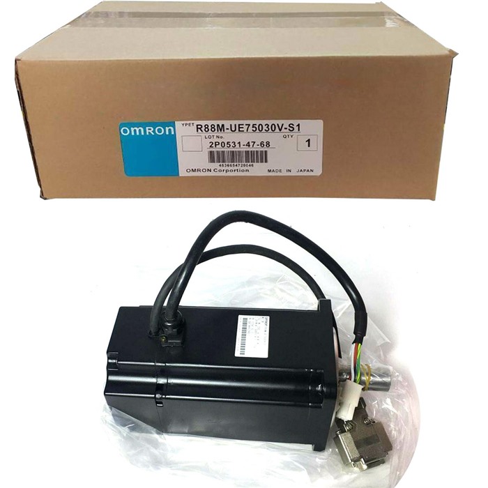Модуль OMRON servo motor R88M-UE75030V-S1 750W 200V 4.4A 3000r/min
