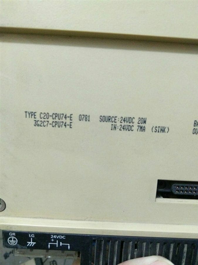 Модуль Omron C20-CPU74E