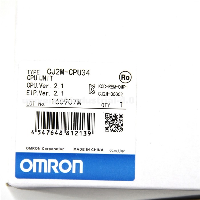 Модуль OMRON CJ2M-CPU34 CPU Unit