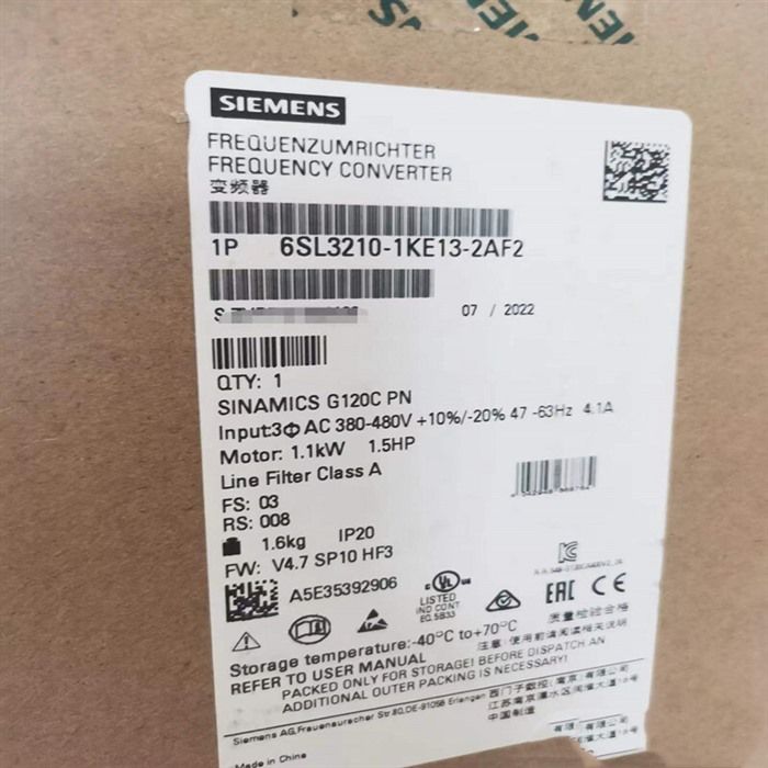 Модуль SIEMENS 6SL3210-1KE13-2AF2 INVERTER 6SL32101KE132AF2