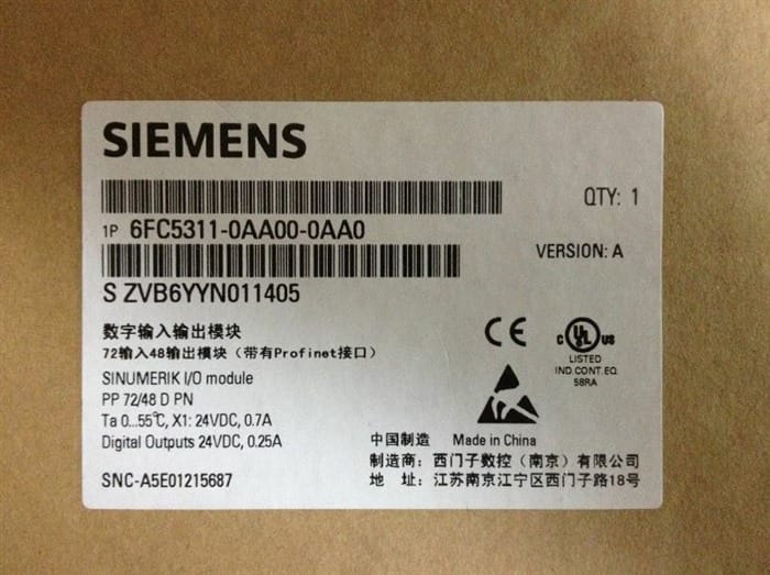 Модуль Siemens 6FC5311-0AA00-0AA0
