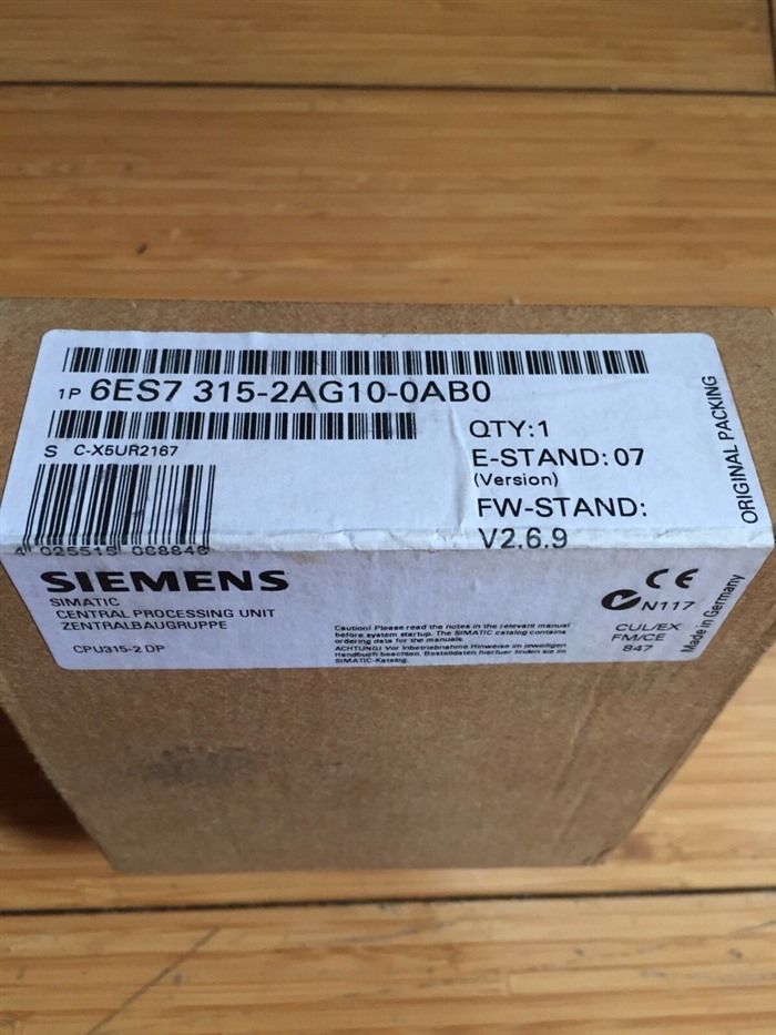 Модуль SIEMENS 6ES7315-2AG10-0AB0 CPU UNIT 6ES73152AG100AB0