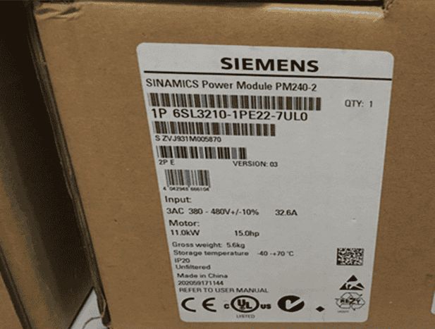 Модуль SIEMENS 6SL3210-1PE22-7UL0