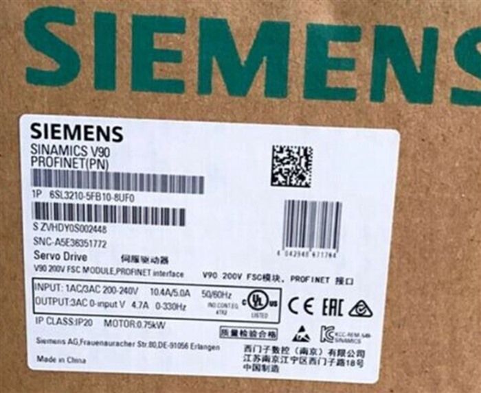 Модуль Siemens 6SL3210-5FB10-8UF0 6SL3 210-5FB10-8UF0