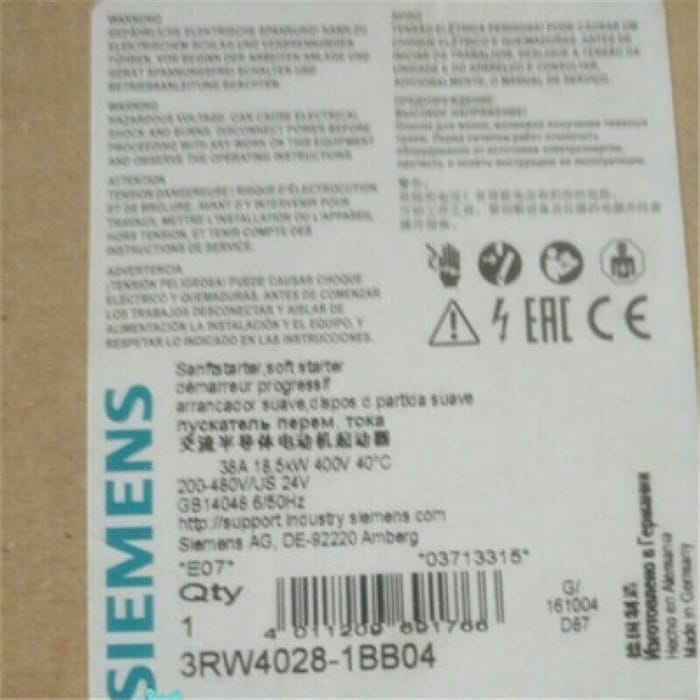 Модуль Siemens 3RW4028-1BB04
