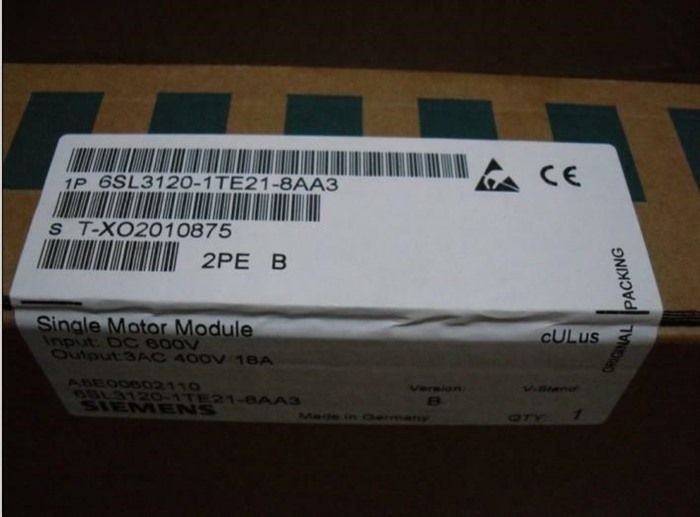 Модуль Siemens 6SL3120-1TE21-8AA3