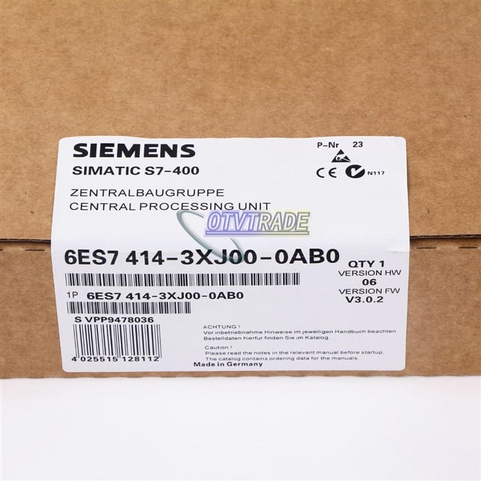 Модуль SIEMENS PLC Module 6ES7414-3XJ00-0AB0 6ES7 414-3XJ00-0AB0